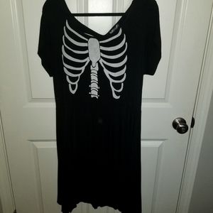 Midnight Hour from Hot Topic skeleton dress